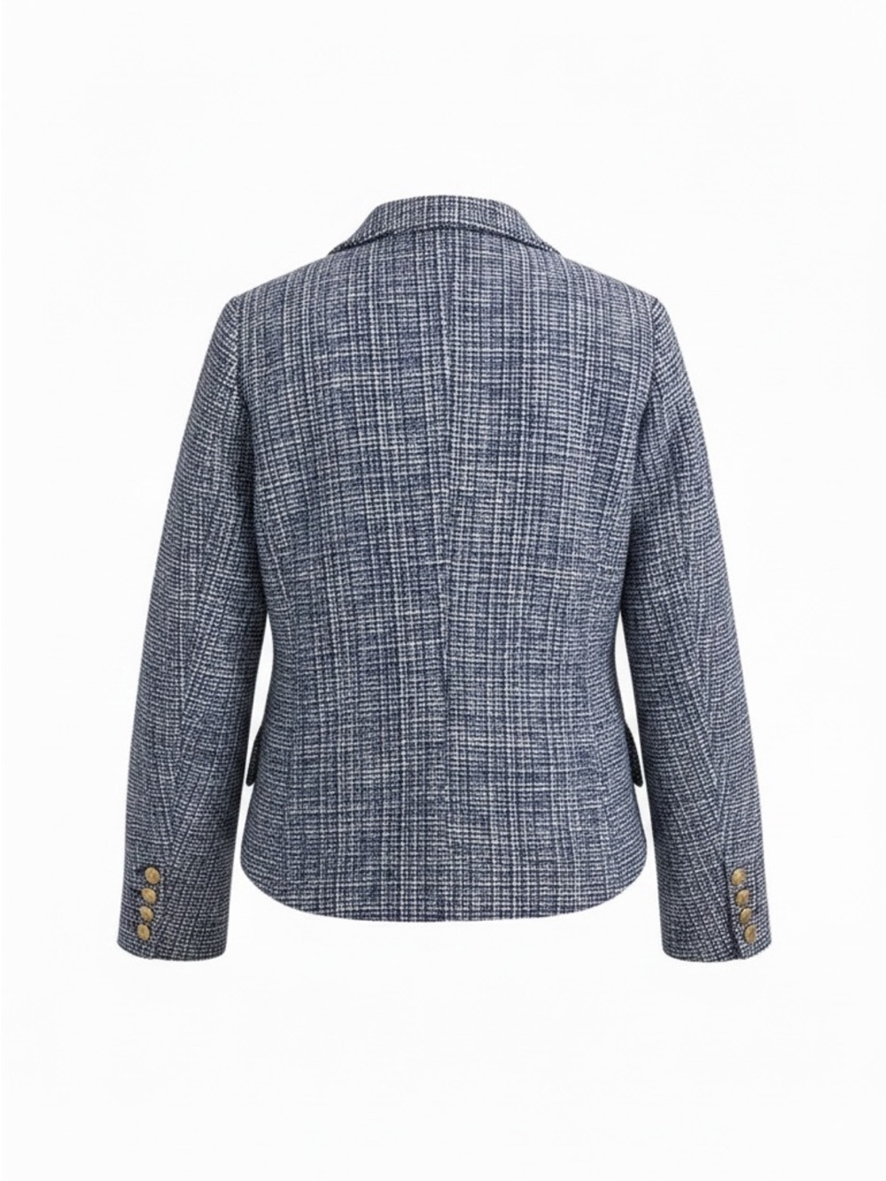 Lane Bryant Tweed Blazer NWT – Blue Textured Jacket Size 22 - Picture 2 of 10